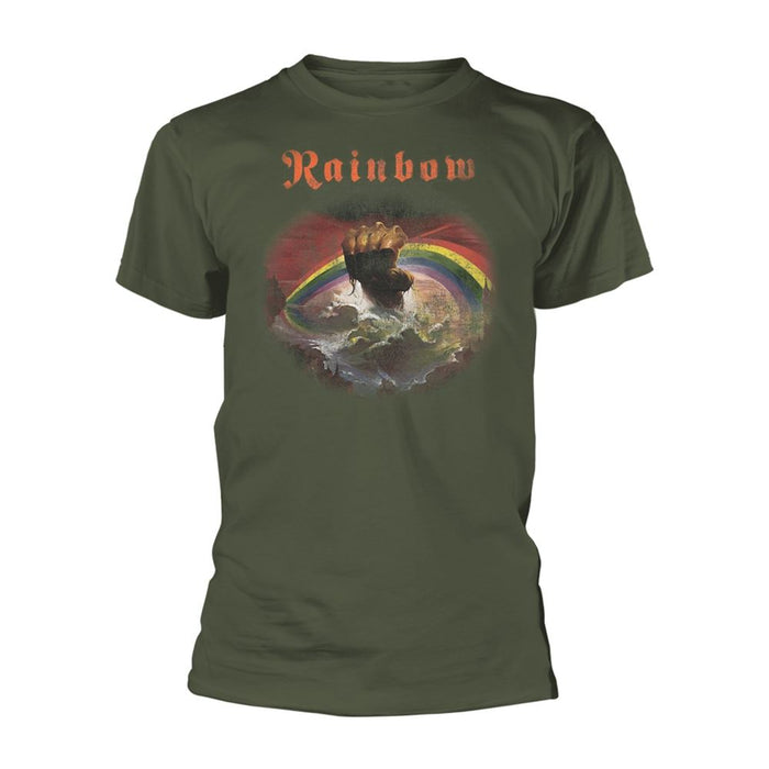 Rainbow - Rising Distressed (Military Green) T-Shirt