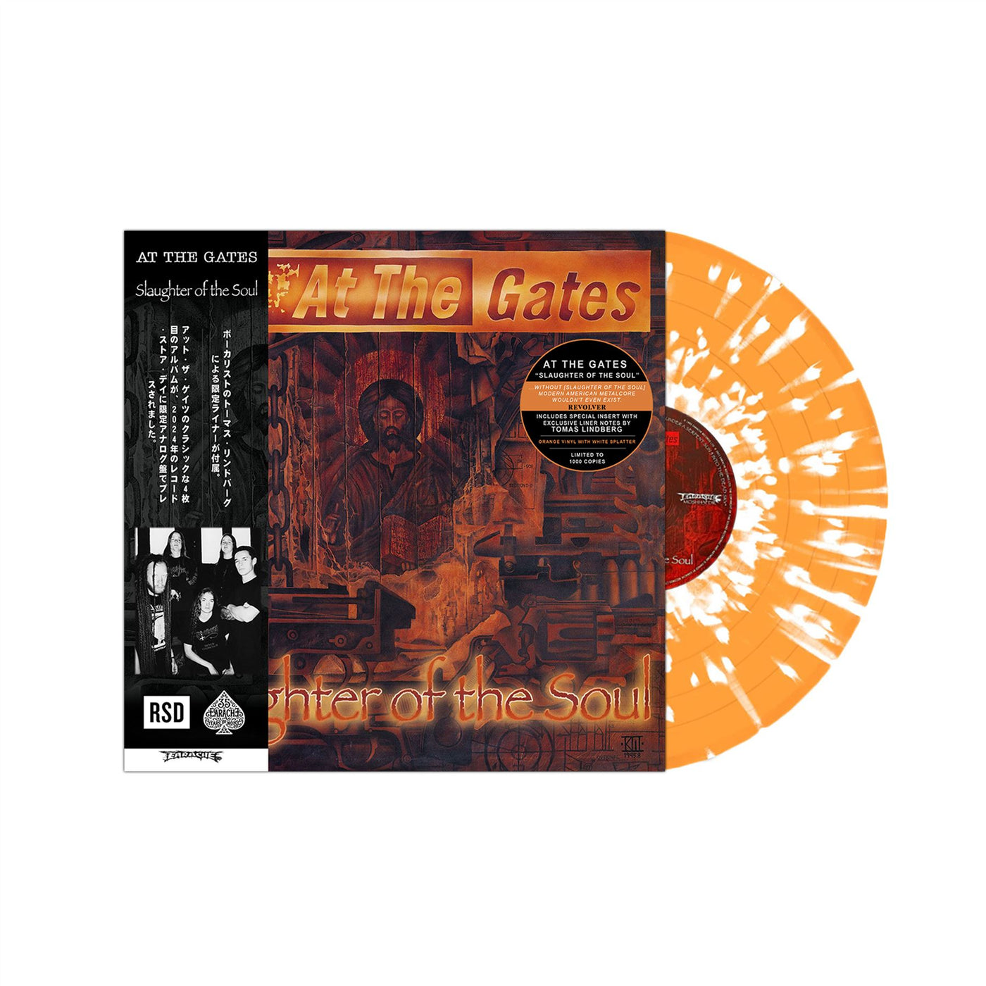 At The Gates - Slaughter Of The Soul RSD 2024 Orange & White Splatter Vinyl LP