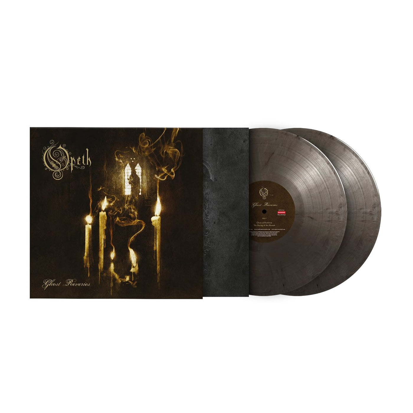 Opeth - Ghost Reveries Limited Edition 2x 180G Silver & Black Marbled Vinyl LP Reissue