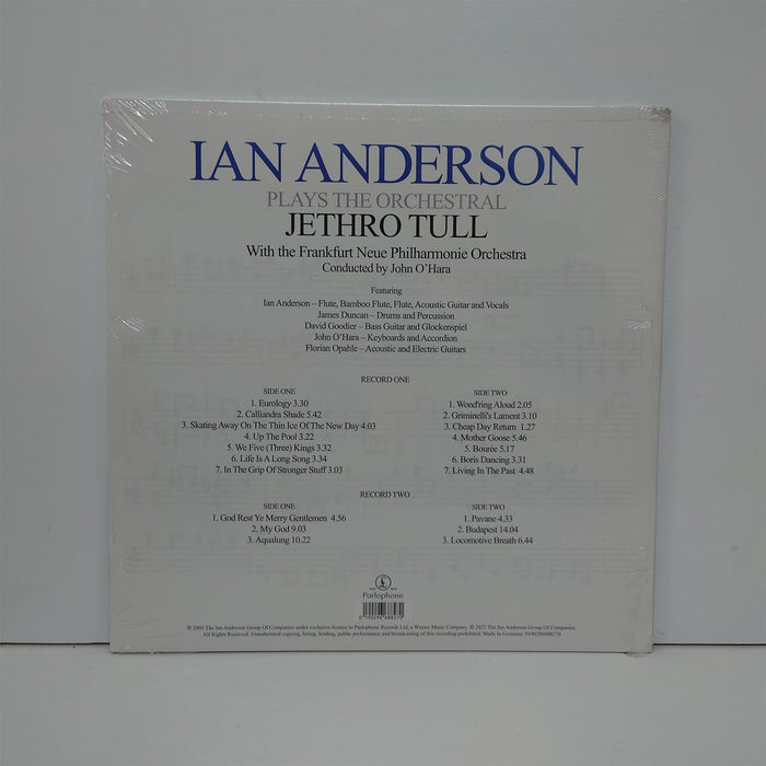 Ian Anderson with the Frankfurt Neue Philharmonie Orchestra - Plays The Orchestral Jethro Tull 2x Vinyl LP Remastered