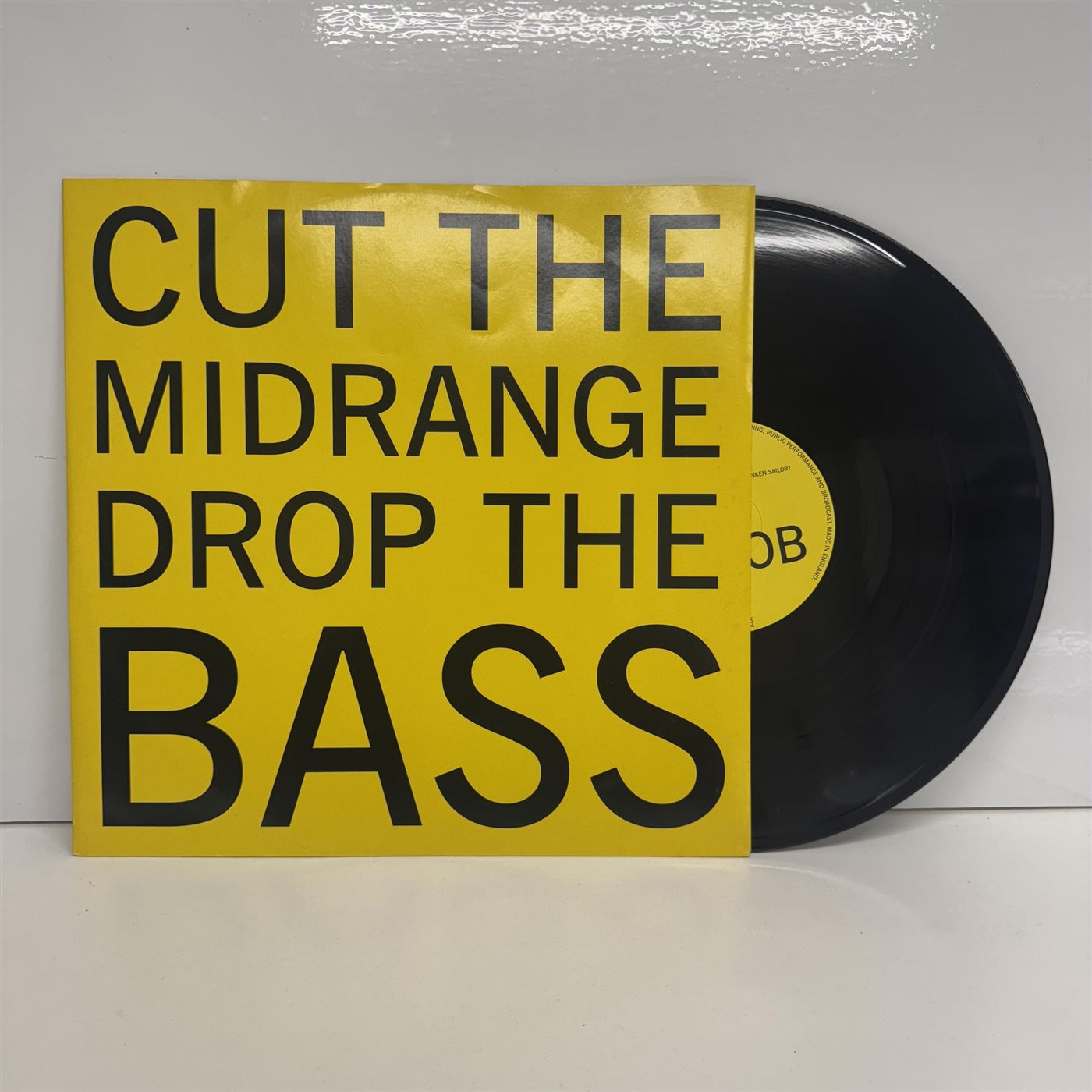 Cylob - Cut The Midrange Drop The Bass 12" Vinyl Single