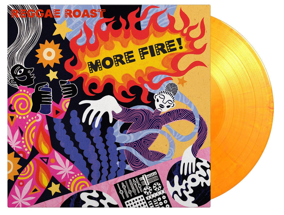 Reggae Roast - More Fire! - V/A Limited Edition 2x 180G Flaming Vinyl LP