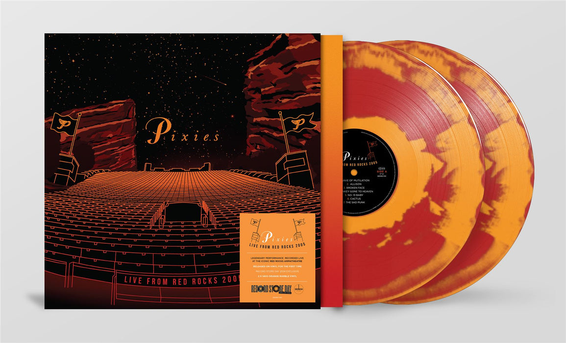 Pixies - Live From Red Rocks 2005 RSD 2024 2x 140G Orange Marble Vinyl LP