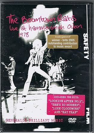 The Boomtown Rats - Live At Hammersmith Odeon 1978 DVD