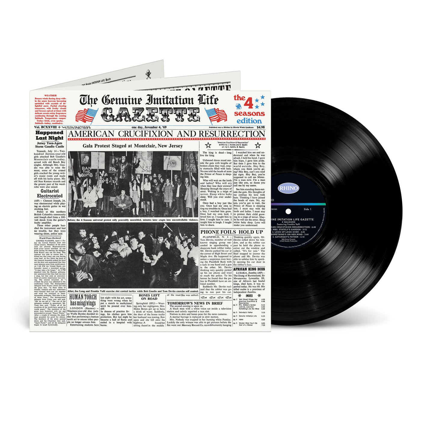 Frankie Valli & The Four Seasons - The Genuine Imitation Life Gazette RSD 2024 Vinyl LP