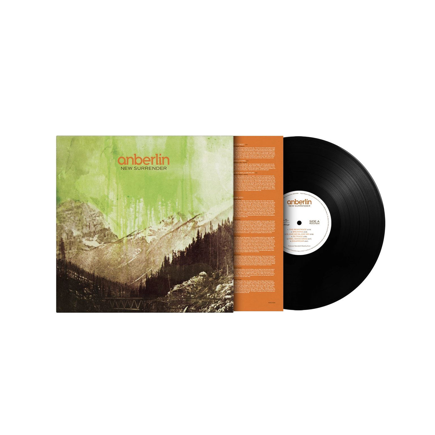 Anberlin - New Surrender 180G Vinyl LP Reissue