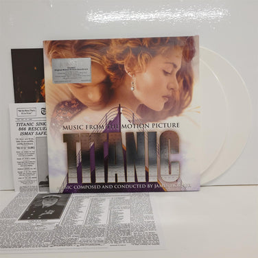Titanic (Music From The Motion Picture) - James Horner Limited Edition 2x 180G White Vinyl LP Reissue