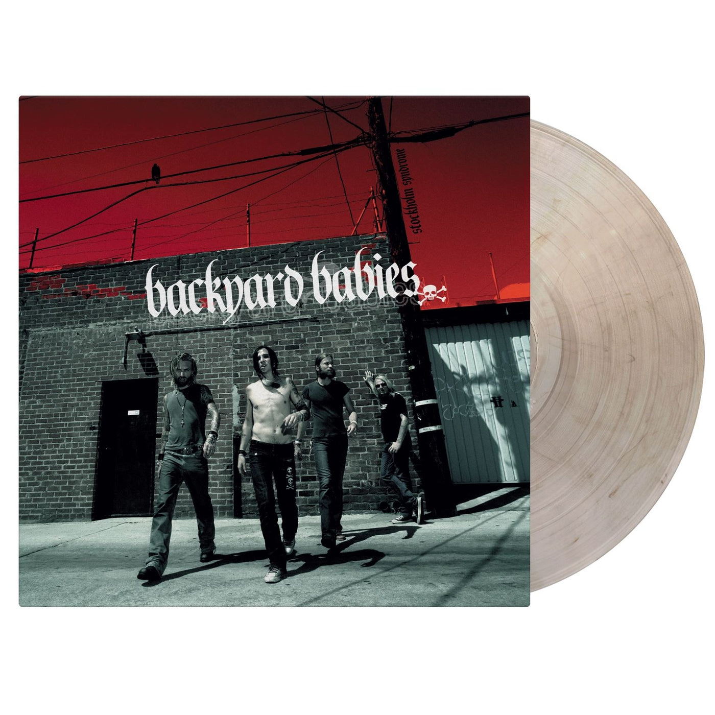 Backyard Babies - Stockholm Syndrome Limited Edition 180G Crystal Clear & Black Marbled Vinyl LP Reissue