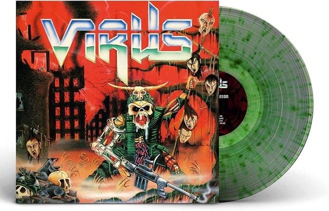 Virus - Force Recon Clear With Green Splatter Vinyl LP