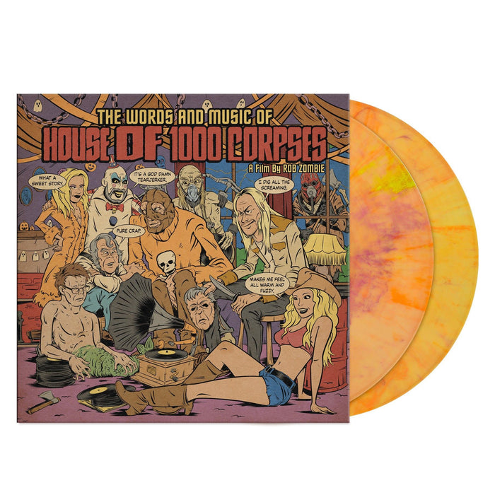 The Words & Music of House of 1000 Corpses - Rob Zombie Limited Edition 2x 'Halloween Party' Coloured Vinyl LP
