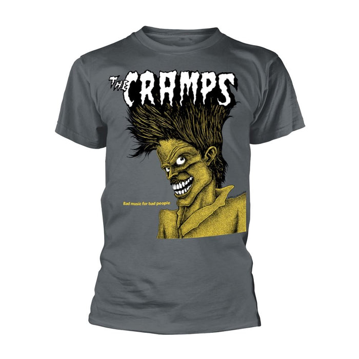 The Cramps - Bad Music For Bad People (Grey) T-Shirt