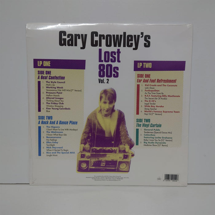 Gary Crowley - Gary Crowley's Lost 80s Vol. 2 (21 More Diverse And Eclectic Tracks, 1980-86) 2x Clear Vinyl LP