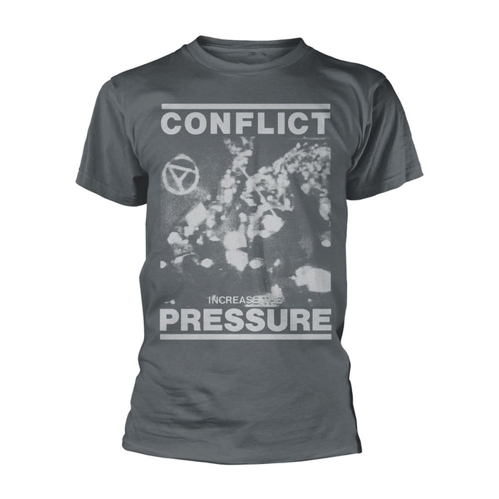 Conflict - Increase The Pressure (Grey) T-Shirt