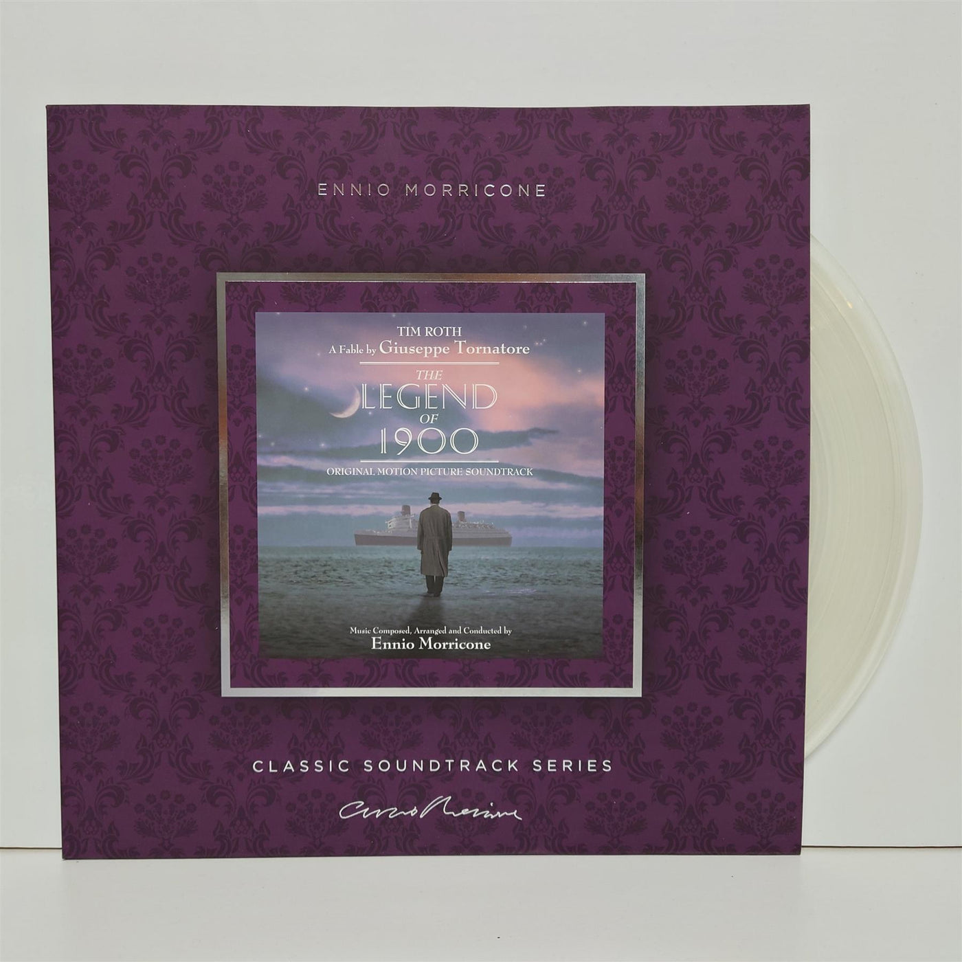 The Legend Of 1900 (Original Motion Picture Soundtrack) - Ennio Morricone Limited Edition 180G Transparent Vinyl LP Reissue