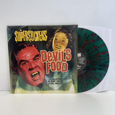 Supersuckers - Devil's Food / A Collection Of Rare Treats & Evil Sweets Green with Neon Orange Splatter Viny LP