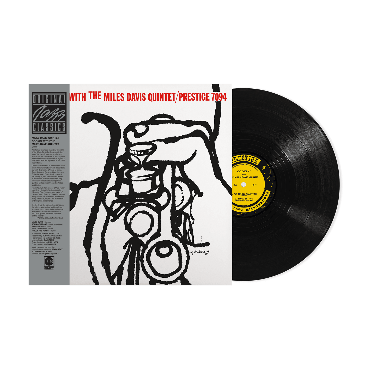 The Miles Davis Quintet - Cookin' With The Miles Davis Quintet 180G Vinyl LP Reissue
