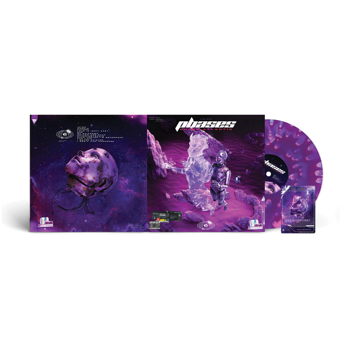 Chase Atlantic - PHASES Ghostly Purple & Pink Vinyl LP Reissue