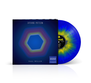 Paul Weller - Saturns Pattern National Album Day Blue & Yellow Splatter Vinyl LP Reissue