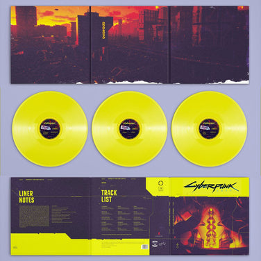 Cyberpunk 2077: Future Sound of Night City - V/A 3x 180G Yellow Vinyl LP