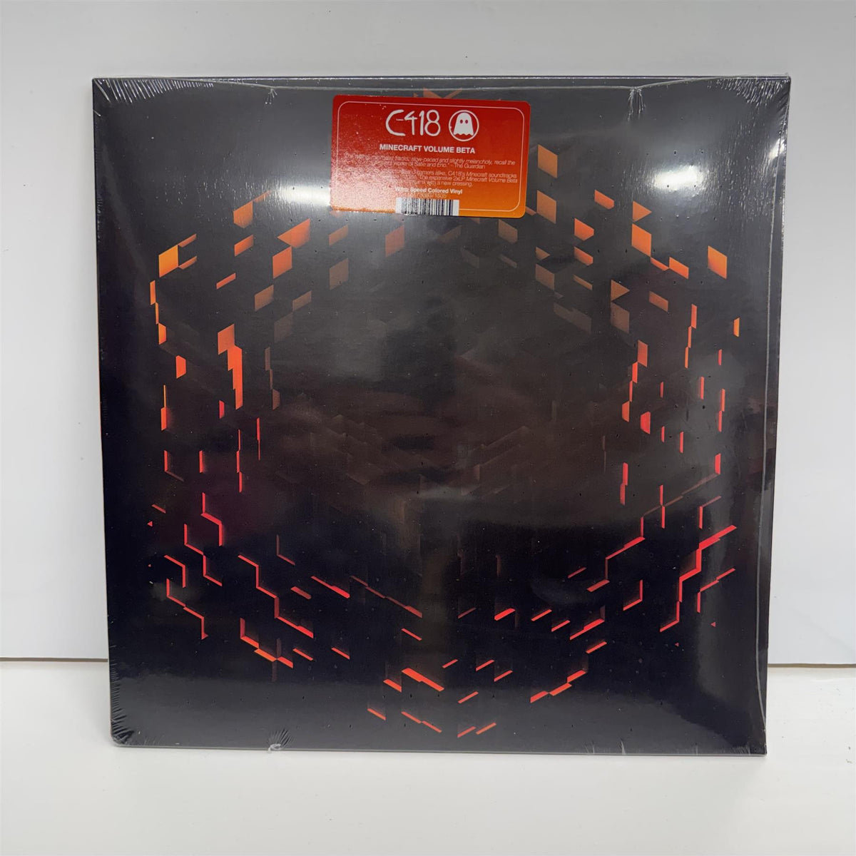 Minecraft Volume Beta - C418 Warp Speed Purple with Orange & Yellow Splatter Vinyl LP