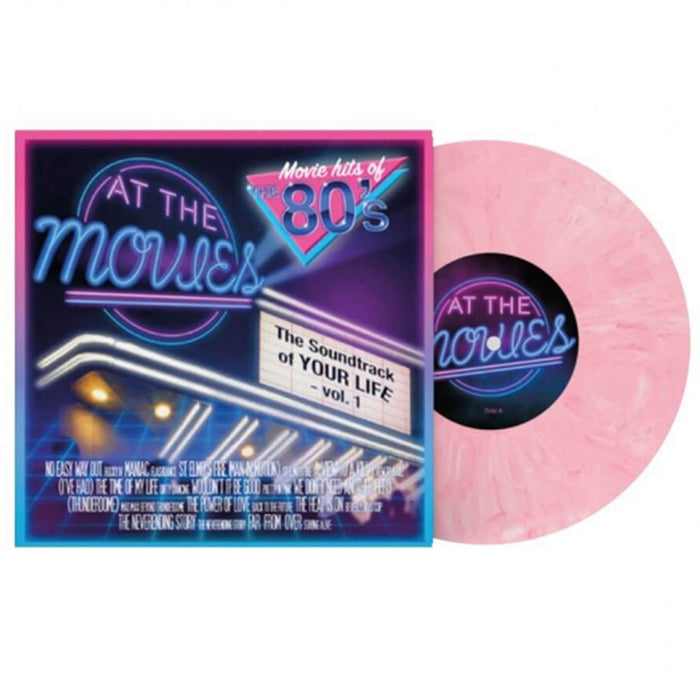 At The Movies - The Movie Hits Of The 80's (The Soundtrack Of Your Life - Vol. 1) Limited Edition White/Red Marbled Vinyl LP