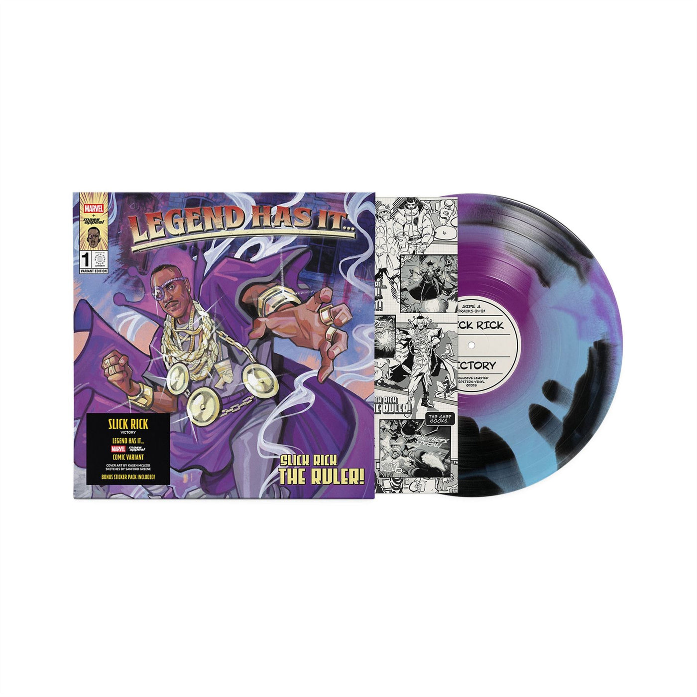 Slick Rick - Victory Marvel Edition Midnight Reign Vinyl LP Reissue