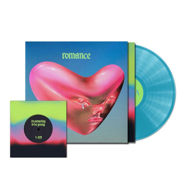 Fontaines D.C. - Romance (Bonus Edition) Turquoise Blue Vinyl LP + 7” Vinyl Single
