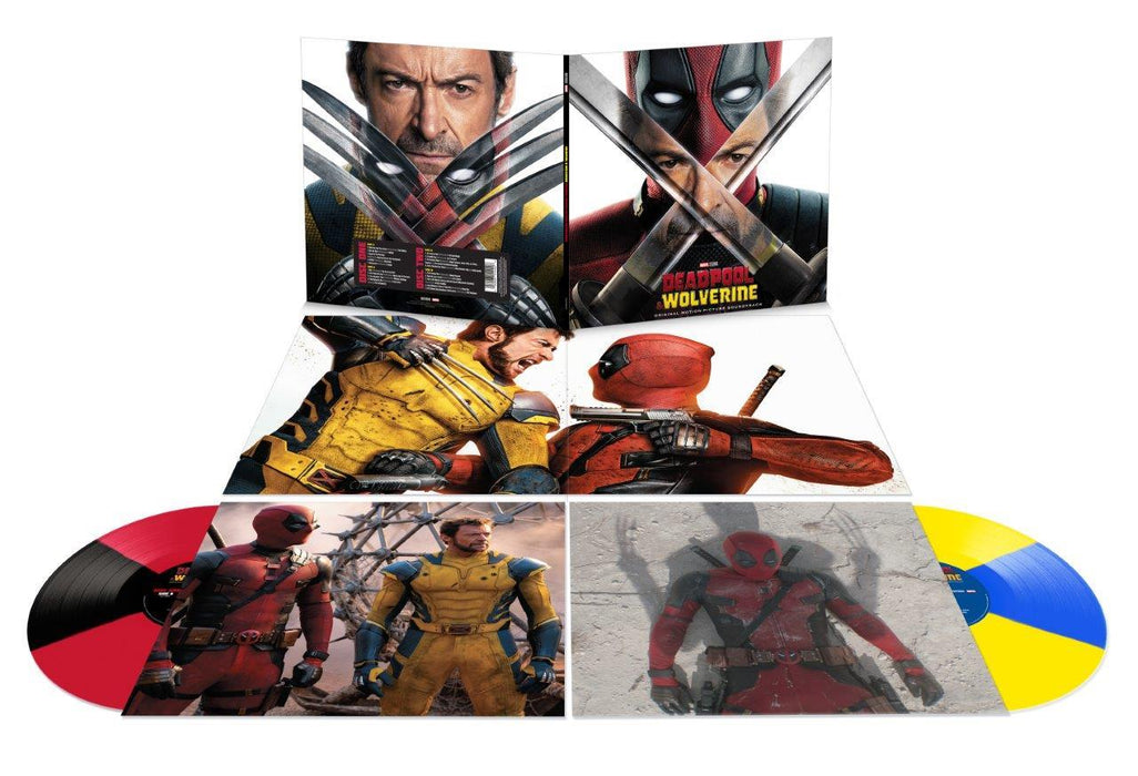 Deadpool & Wolverine - V/A Limited Edition 2x Black & Red / Yellow & Blue Vinyl LP