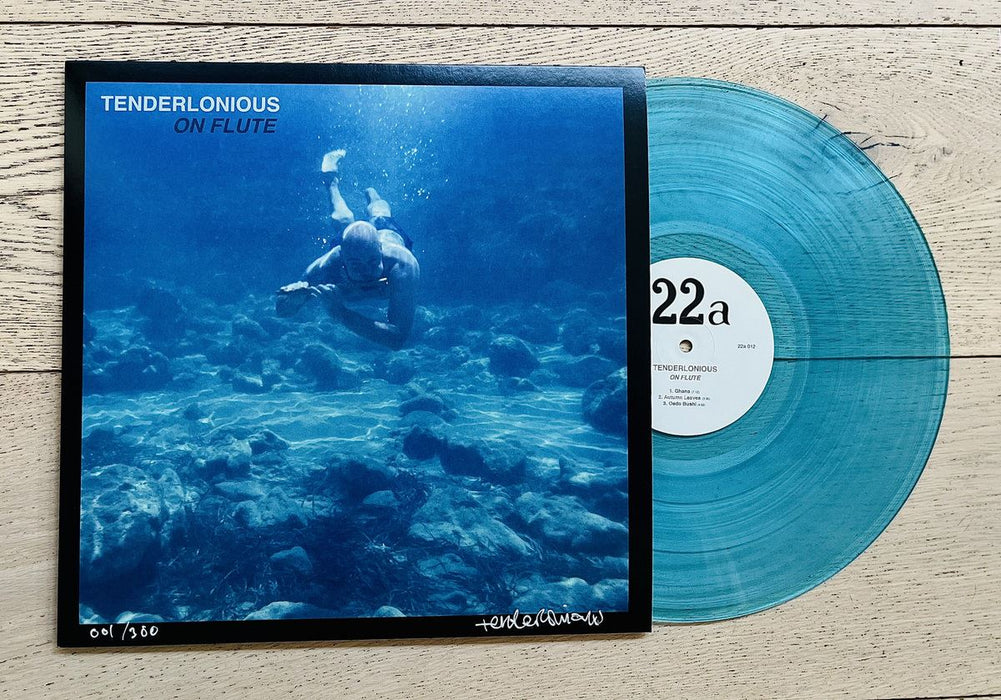 Tenderlonious - On Flute Limited Edition Blue Curacao Transparent Vinyl EP