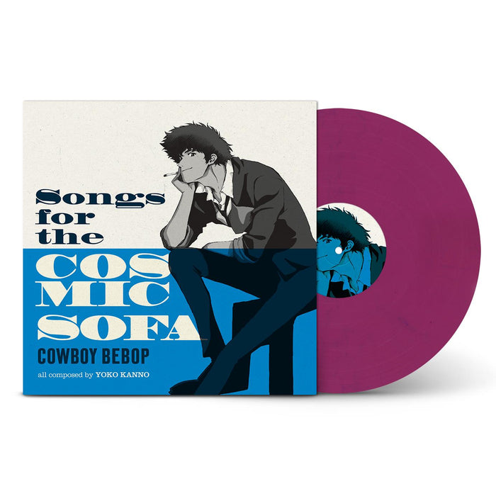 COWBOY BEBOP: Songs for the Cosmic Sofa - Seatbelts / Yoko Kanno Pink & Dark Blue Marbled Vinyl LP