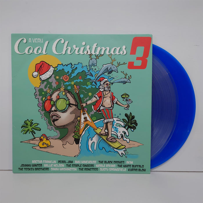 A Very Cool Christmas 3 - V/A 2x 180G Clear & Transparent Blue Numbered Vinyl LP