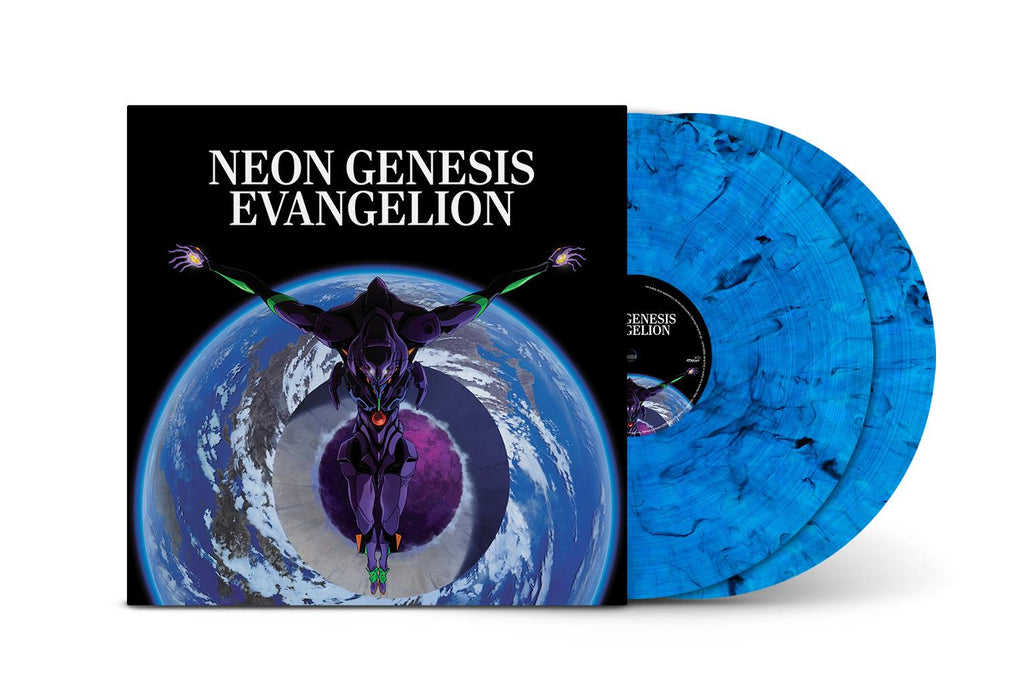 Neon Genesis Evangelion (Original Series Soundtrack) - Shiro Sagisu 2x Blue & Black Marbled Vinyl LP