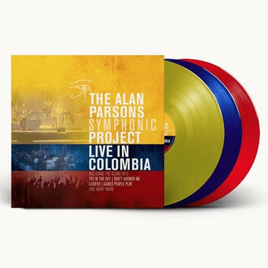 The Alan Parsons Symphonic Project - Live In Colombia 3x Yellow / Blue / Red Vinyl LP Reissue