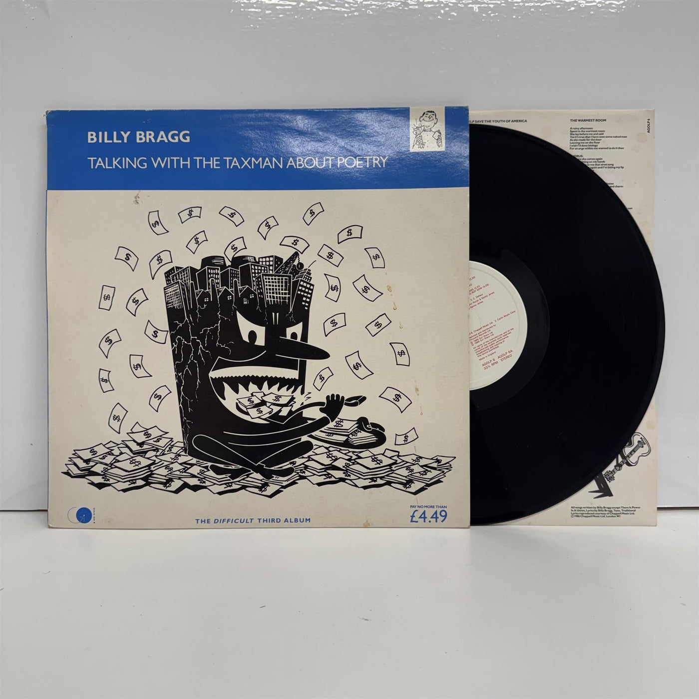 Billy Bragg - Talking With The Taxman About Poetry Vinyl LP