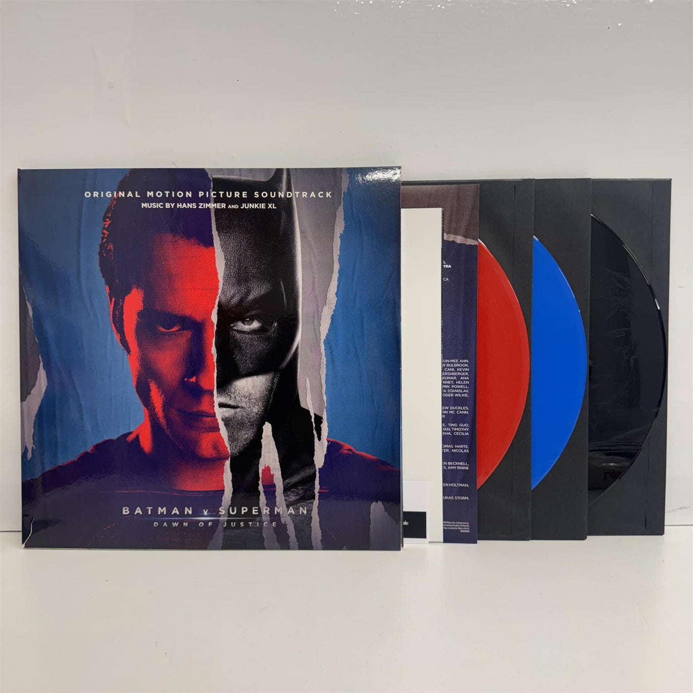Batman V Superman: Dawn Of Justice (Original Motion Picture Soundtrack) - Hans Zimmer Limited Edition 3x 180G Red / Blue / Black Vinyl LP