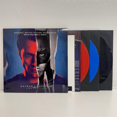 Batman V Superman: Dawn Of Justice (Original Motion Picture Soundtrack) - Hans Zimmer Limited Edition 3x 180G Red / Blue / Black Vinyl LP