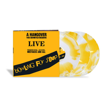 Bowling For Soup - A Hangover You Definitely Deserve (LIVE) 3x Yellow & White Vinyl LP