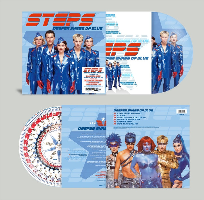 Steps - Deeper Shade Of Blue - The Remixes RSD 2024 Zoetrope Vinyl LP