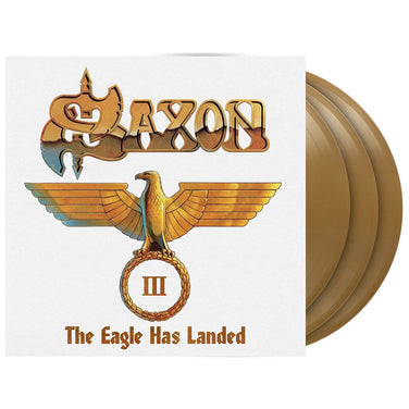 Saxon - Eagle Has Landed III Limited Edition 3x 180G Gold Vinyl LP Reissue