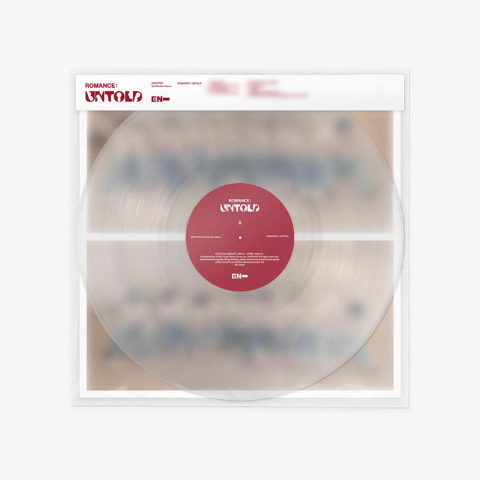 ENHYPEN - ROMANCE : UNTOLD Clear Vinyl LP