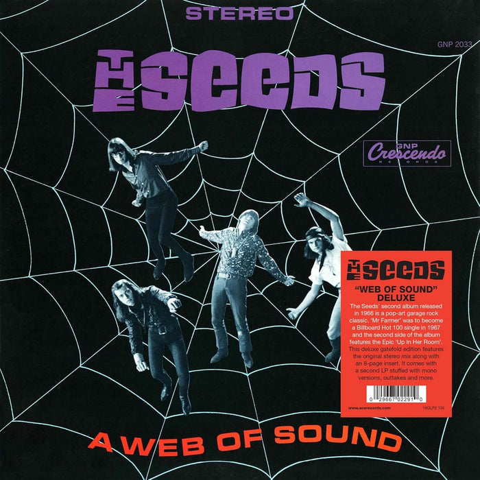 The Seeds - A Web Of Sound Deluxe Edition 2x Vinyl LP Reissue