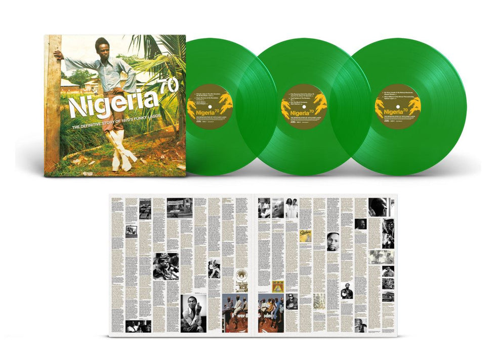 Nigeria 70: The Definitive Guide To 1970’s Funky Lagos - V/A Strut 25th Anniversary Edition 3x Translucent Green Vinyl LP