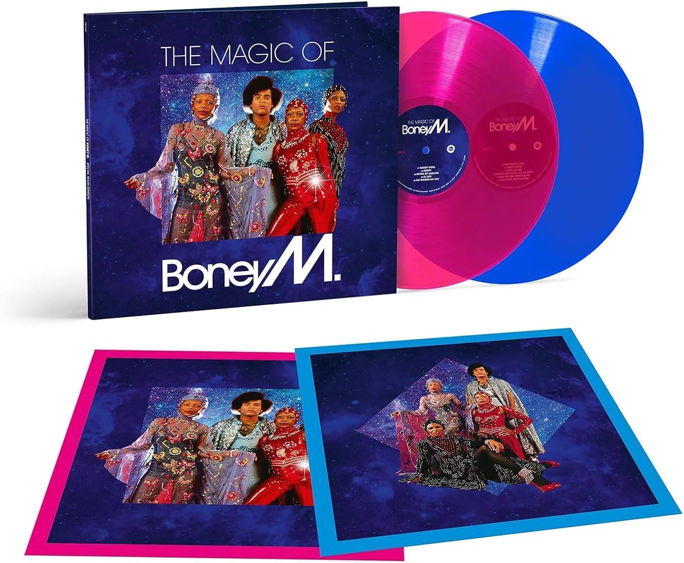 Boney M. - The Magic Of Boney M. (Special Remix Edition) 2x Magenta / Blue Vinyl LP
