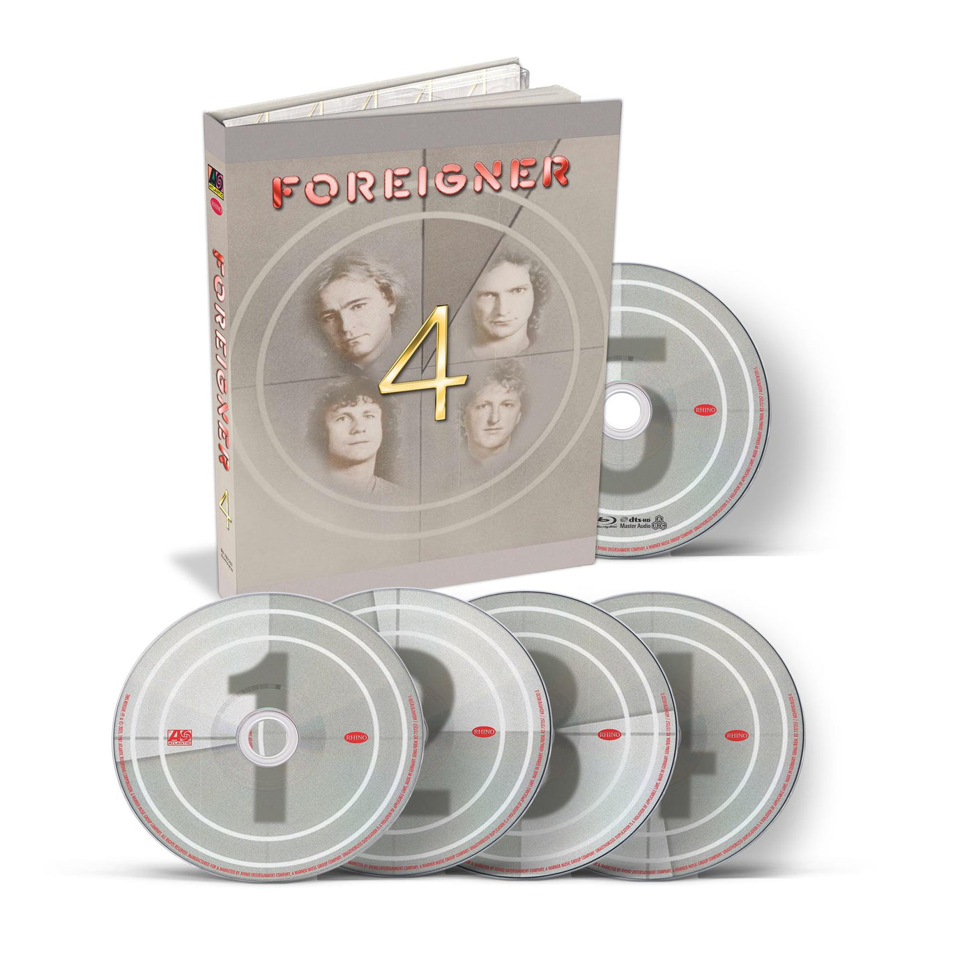 Foreigner - 4 Deluxe 4CD + Blu-Ray