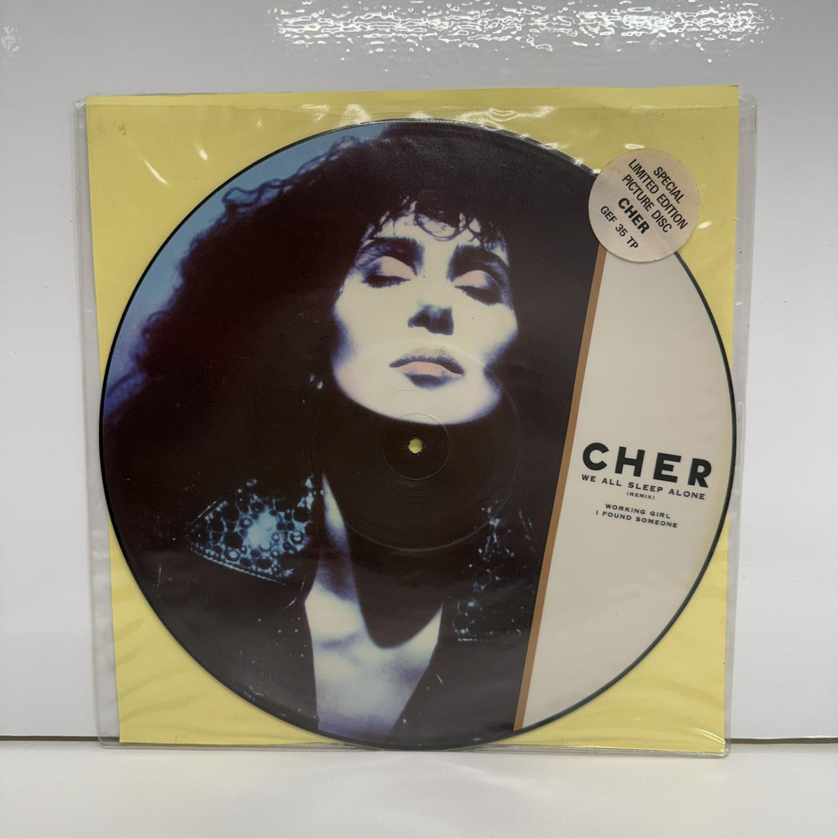 Cher - We All Sleep Alone (Remix) Limited Edition Special Edition 12" Picture Disc Vinyl Single