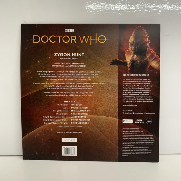 Zygon Hunt - Doctor Who Limited Edition Orange Vinyl LP