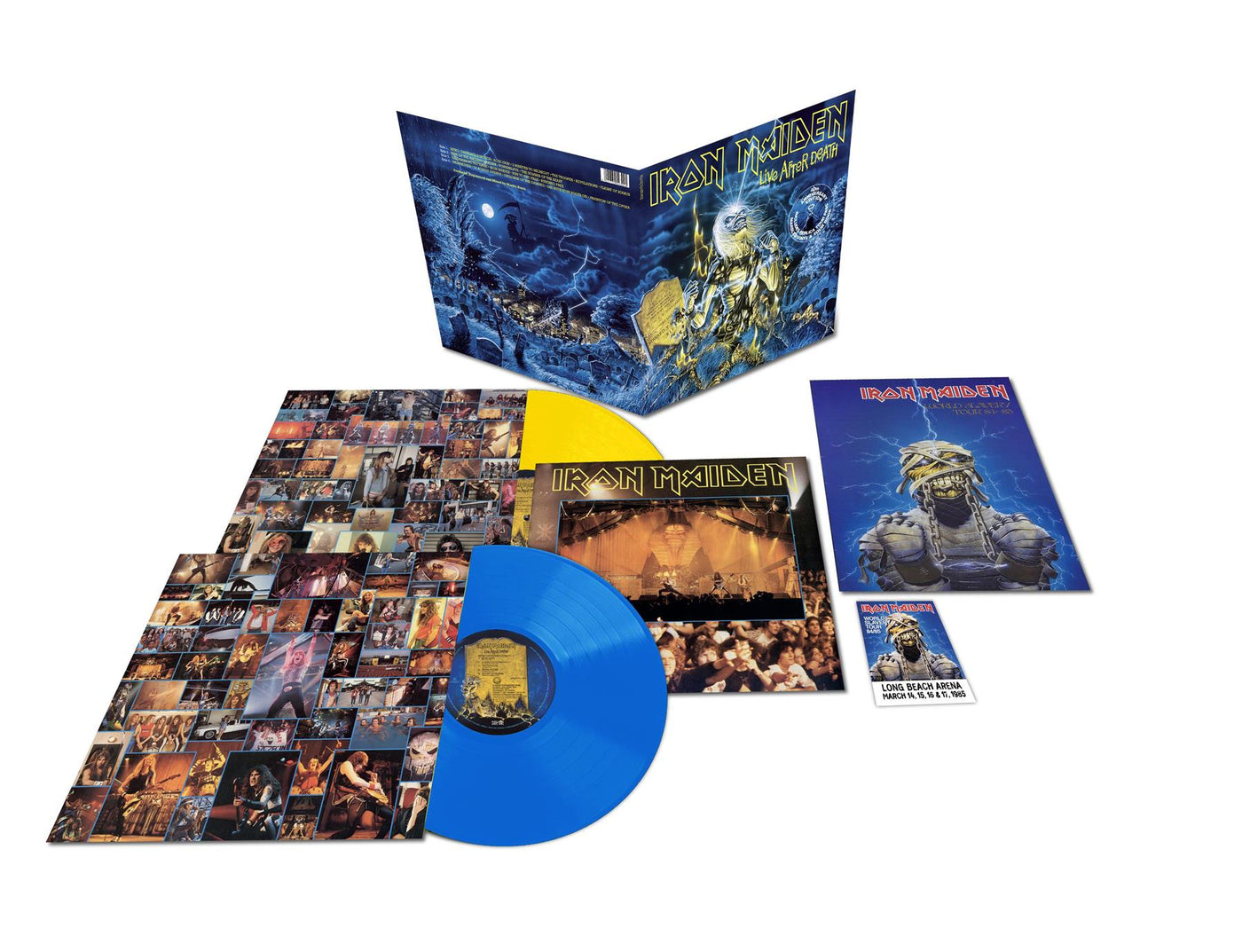 Iron Maiden - Live After Death 40th Anniversary Limited Edition 2x Blue / Yellow Vinyl LP