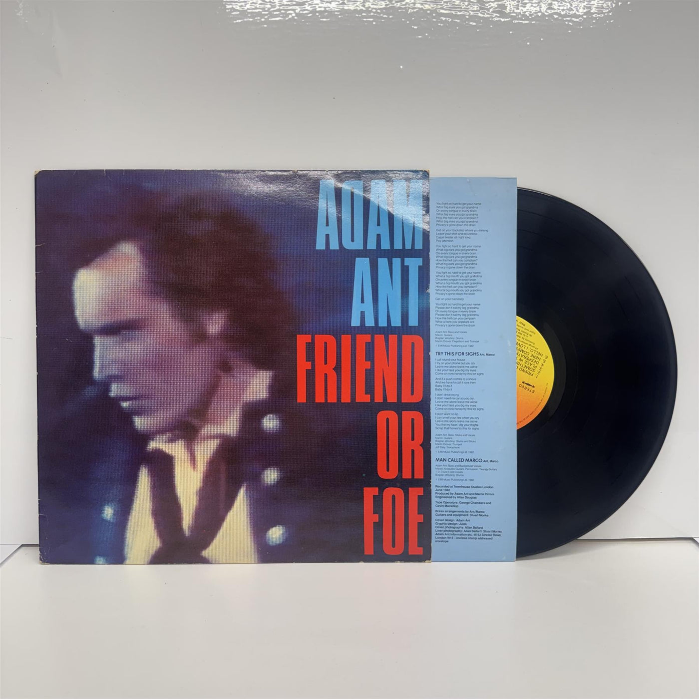 Adam Ant - Friend Or Foe Vinyl LP