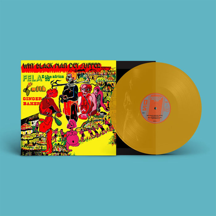 Fela Kuti - Why Black Man Dey Suffer Translucent Yellow Vinyl LP