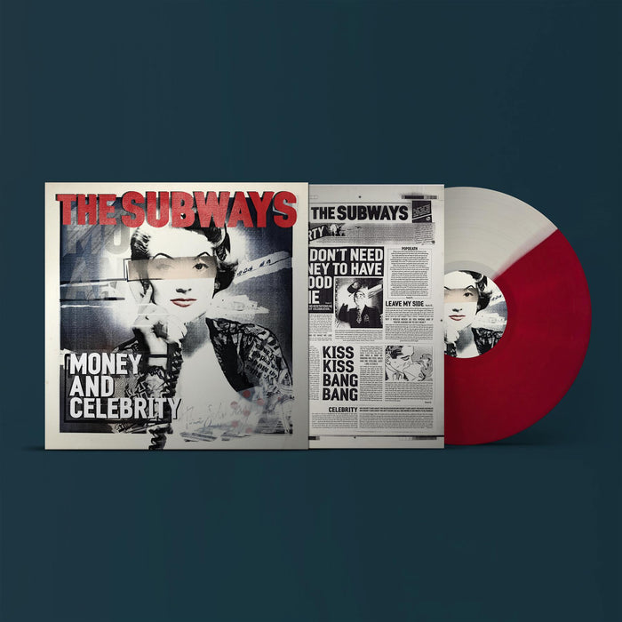 The Subways - Money & Celebrity National Album Day Red & White Split Vinyl LP